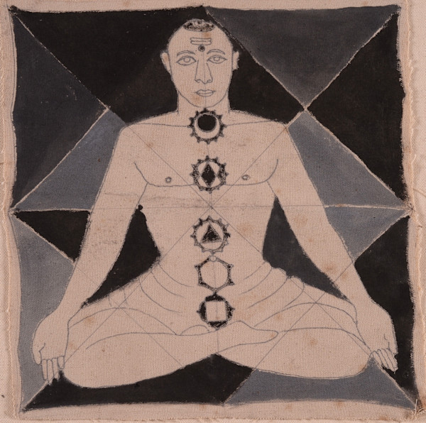 Mandala and Chakras by Aditya Prakash (1924-2008)