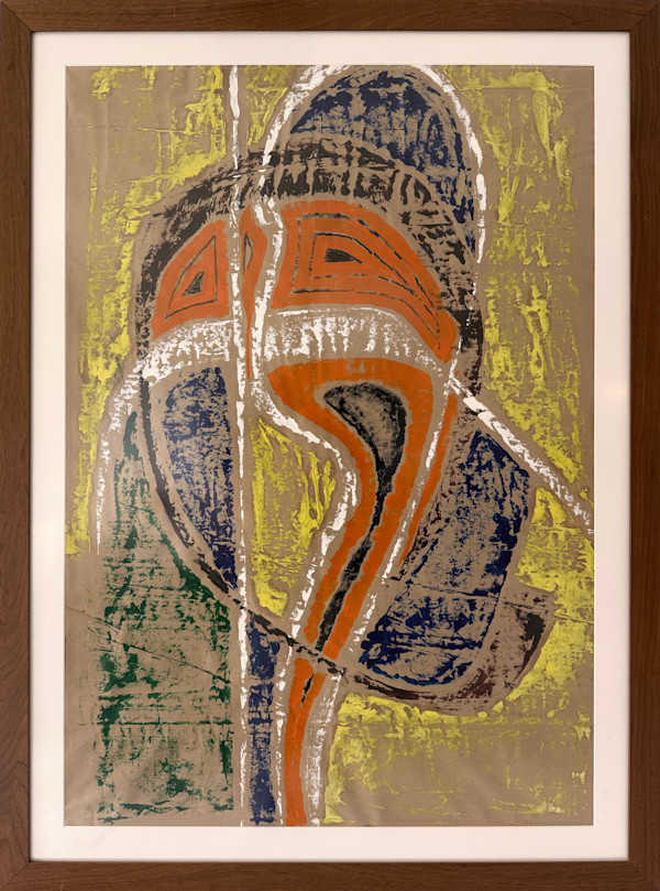 Last Works cubist by Aditya Prakash (1924-2008)