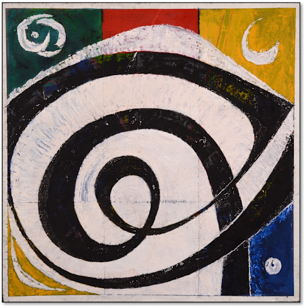 Swirling Sigil by Aditya Prakash (1924-2008)
