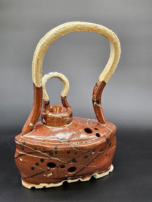 Life Vessels: Clay Bag Series - Criss Cross Applesauce by JOHN GOOD