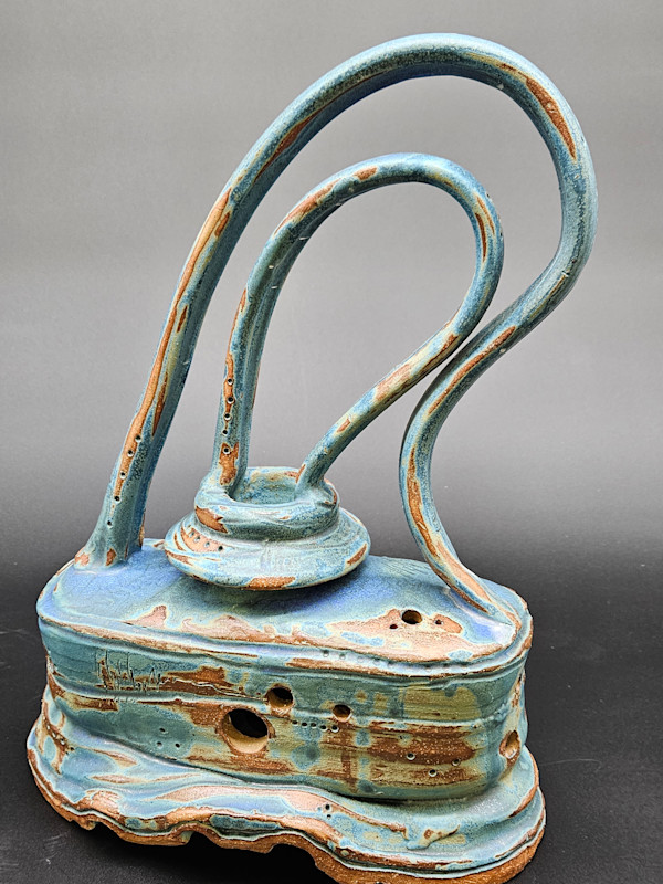 Life Vessels: Clay Bag Series - I AM IRONMAN by JOHN H GOOD