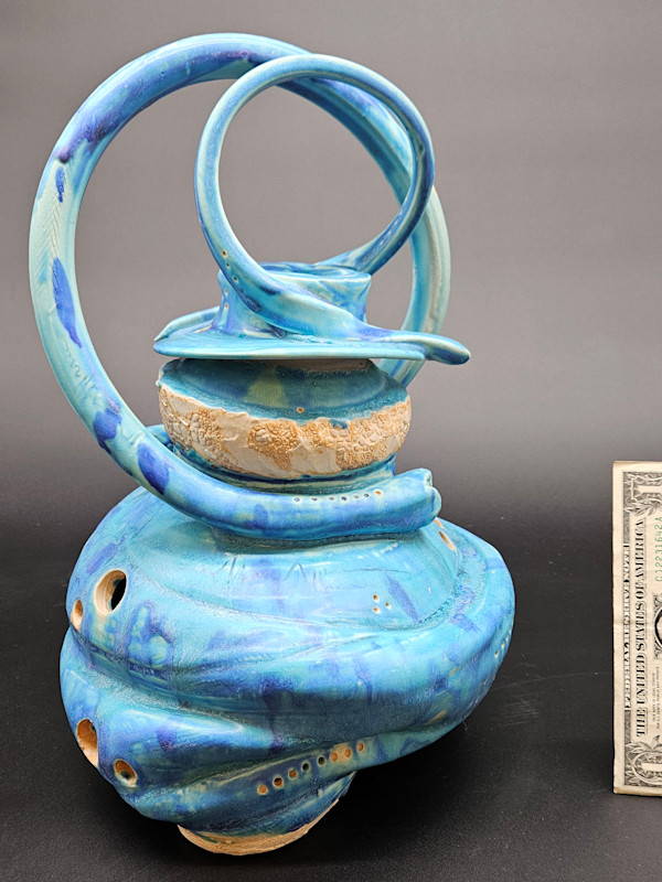 Life Vessels: Clay Bag Series - Fur Collar by JOHN H GOOD