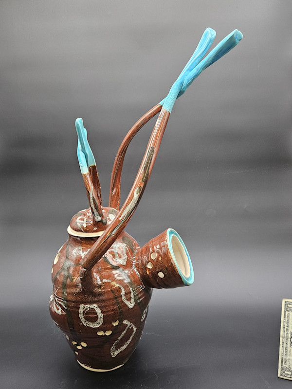 Life Vessels: Unusable Teapot Series - The Beginning of the End by JOHN GOOD