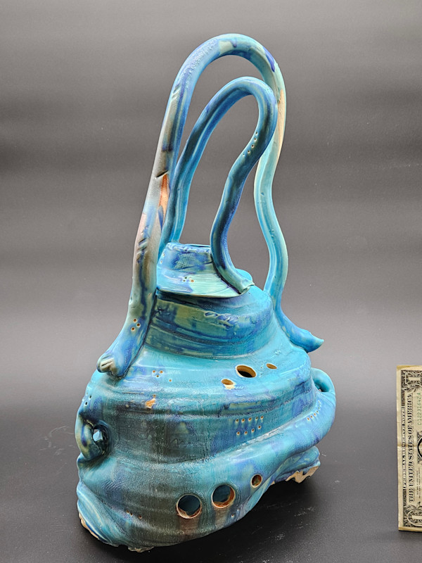 Life Vessels: Clay Bag Series - Train Wreck by JOHN GOOD