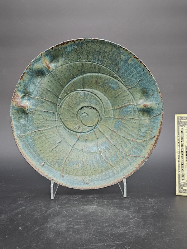 Life Vessels: Tempest Bowl Series - Small Worn Denim by JOHN H GOOD