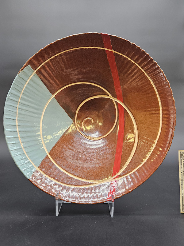 Life Vessels: Tempest Bowl Series - Aqua Square by JOHN H GOOD, Image 1.
