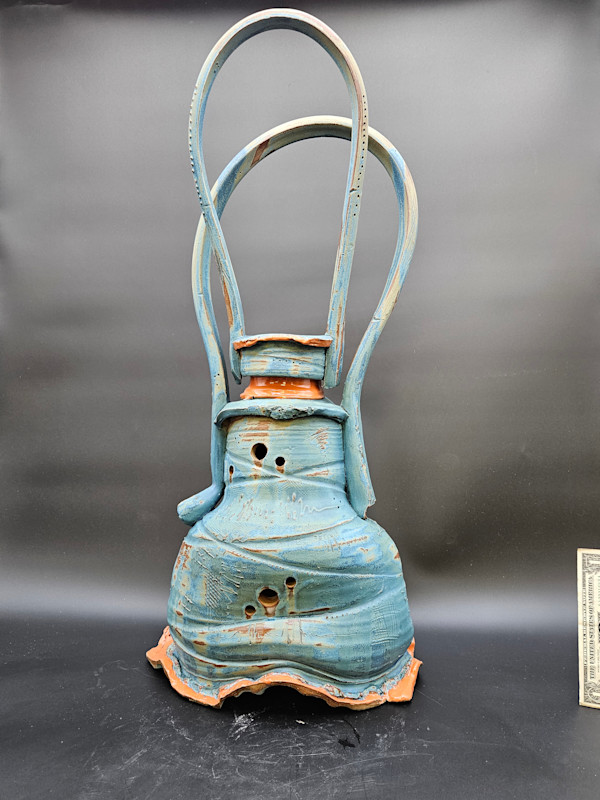 Life Vessels: Clay Bag Series - Are You Talking to Me? by JOHN H GOOD, Image 2.