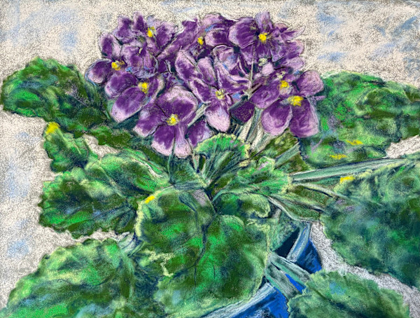 African Violet by Barbara Wentzell Jaquith, Image 1.