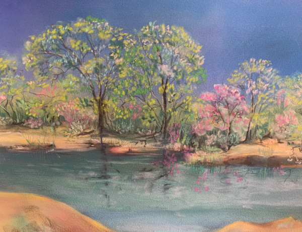 A Spring Day on the Chattahoochee by Barbara Wentzell Jaquith