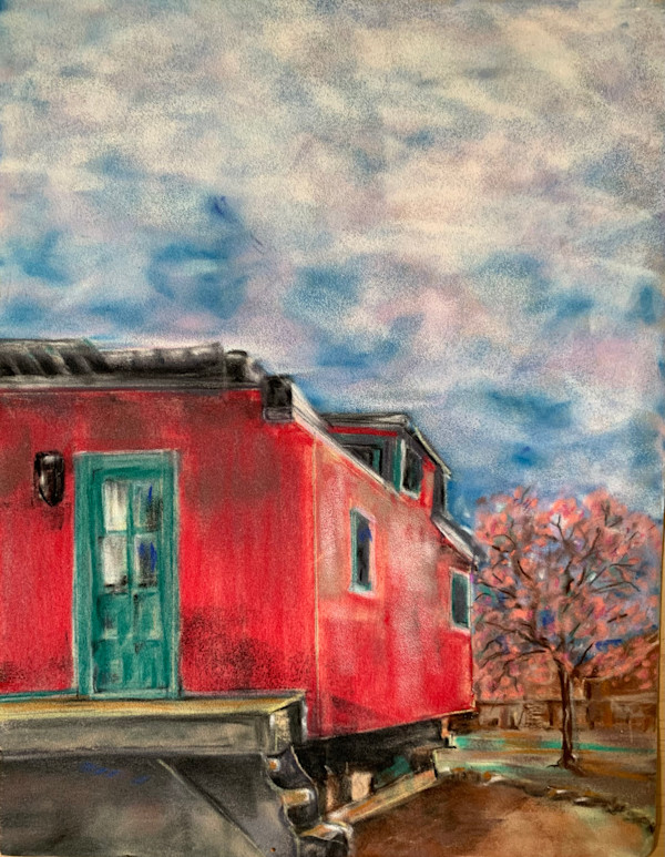 The Village Caboose by Barbara Wentzell Jaquith, Image 1.