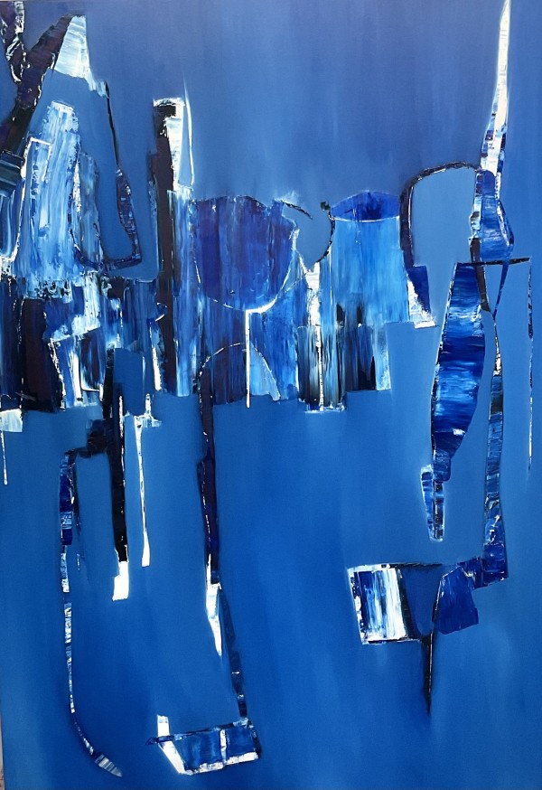 Suspended Over Blue by Paul Colacicco