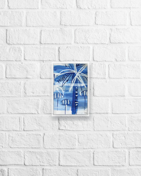 Blue Beach Series V by Shelley Wales