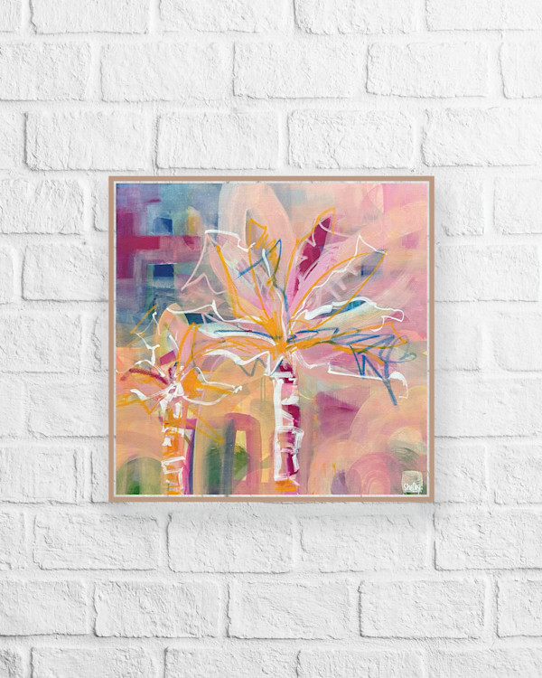 Sunset Palms III by Shelley Wales