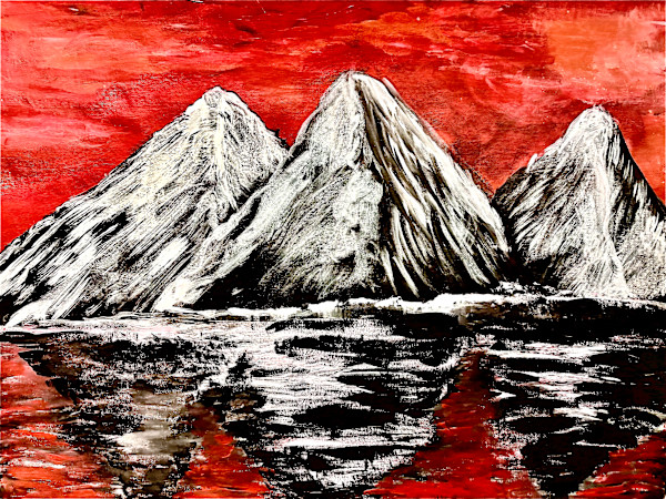 Red Mountains by Aaryan S