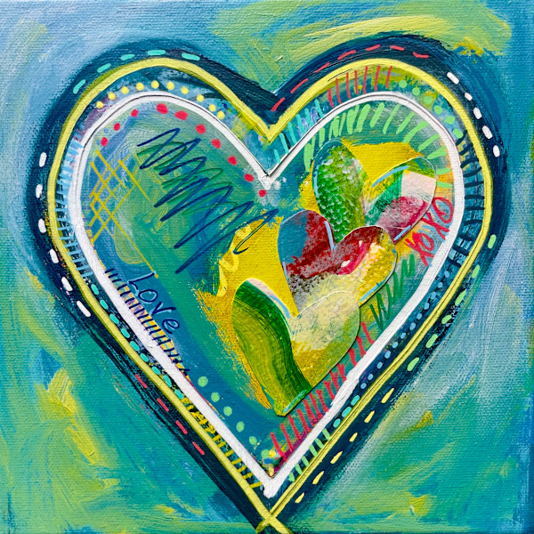 Blue heart by Kerrie Neumann
