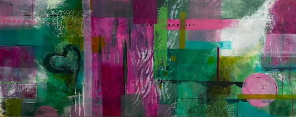 Abstract Heart Beat by Kerrie Neumann