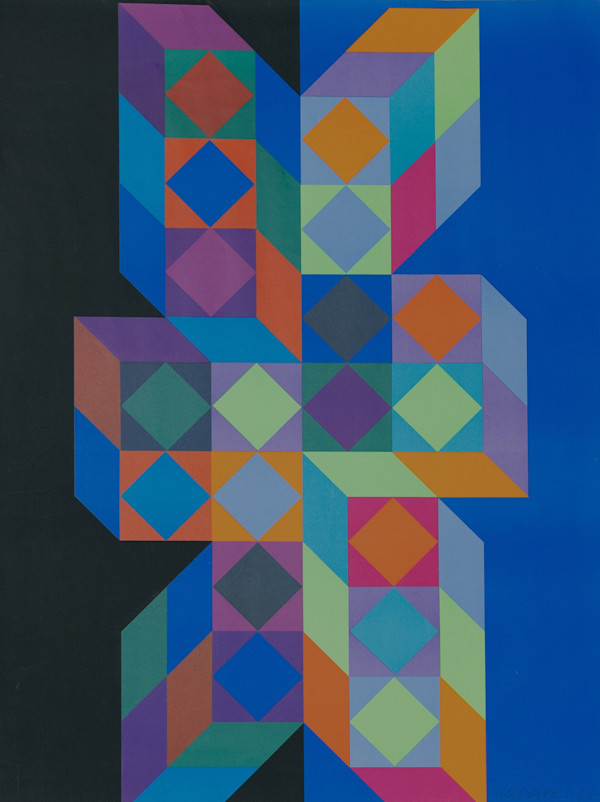 Abstract Composition by Victor Vasarely