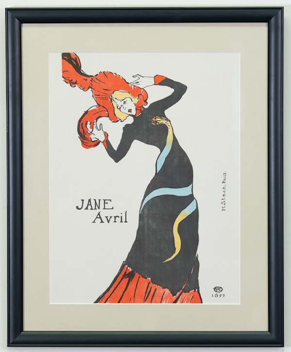 Jane Avril, 1899 by Henri de Toulouse-Lautrec (after)