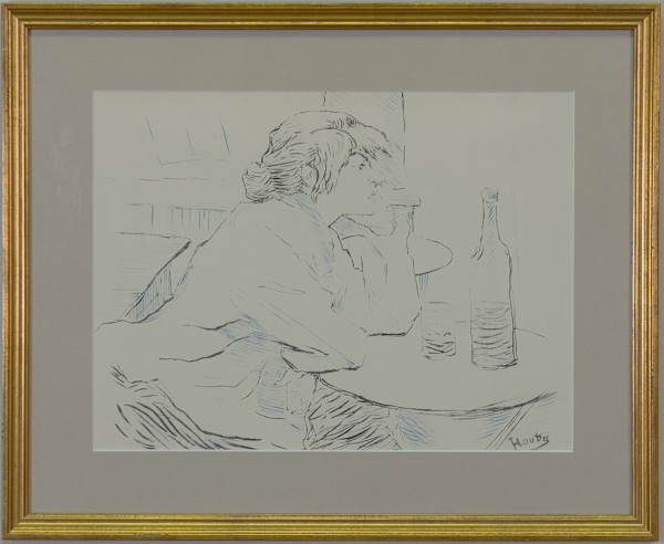 La Beveuse, 1889 by Henri de Toulouse-Lautrec (after)