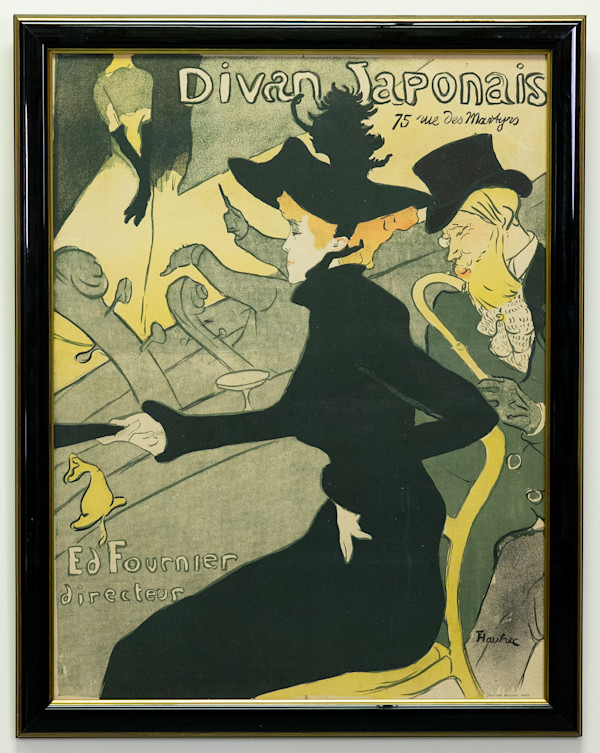 Le Divan Japonais by Henri de Toulouse-Lautrec