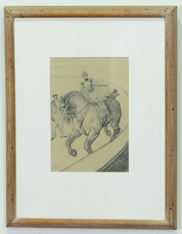 Travail Sans Selle by Henri de Toulouse-Lautrec (after)