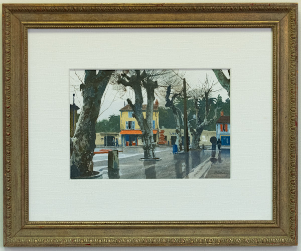 Village Square by Ogden M. Pleissner