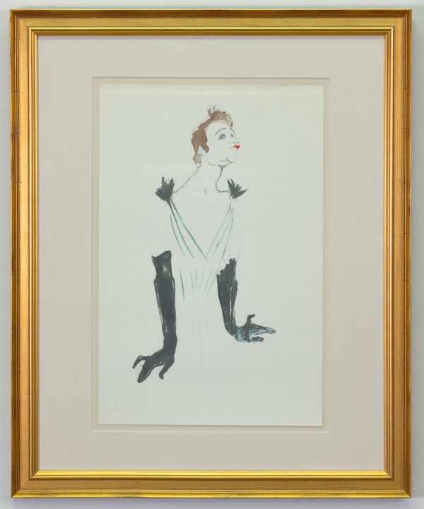 Yvette Guilbert, 1894 by Henri de Toulouse-Lautrec (after)