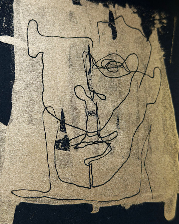 Oro y Carbon #7 by Monica Bachue