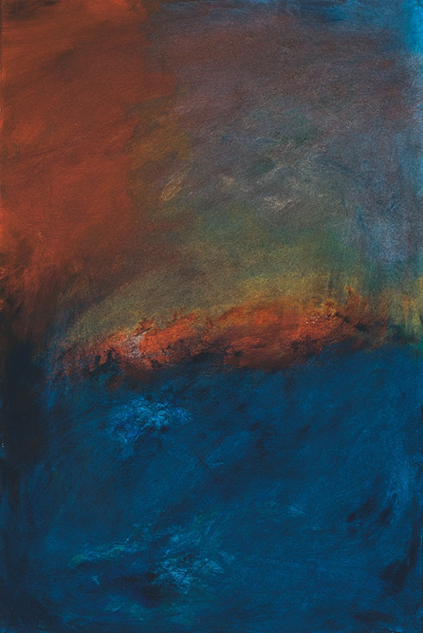 Winged Dragon Giclee' on Art Paper by Janet Miller