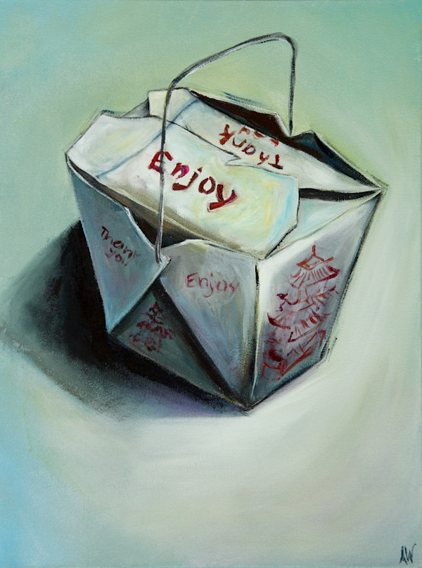Chinese Takeout Box by Ashleigh Walters