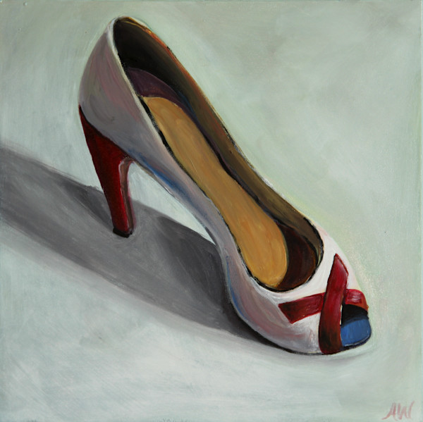 Red White and Blue Shoe by Ashleigh Walters