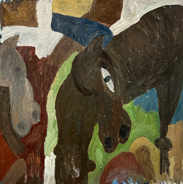 A Horse And Its Ghost by andrew alba