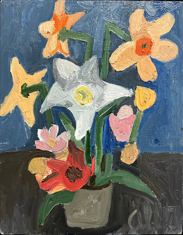 Floral in Vase by andrew alba