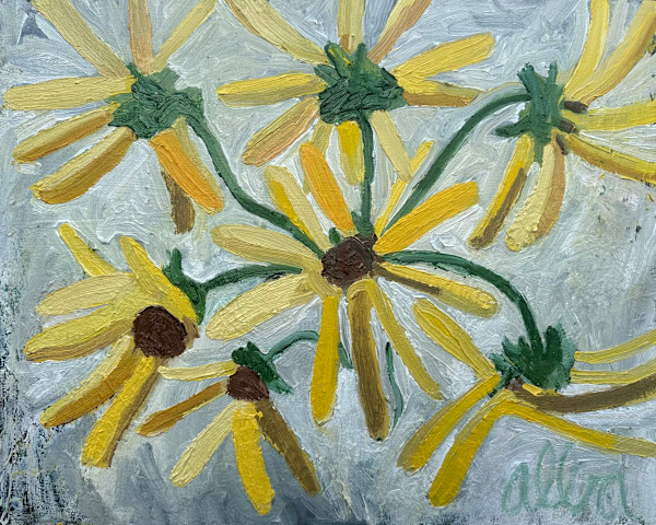 Yellow Floral by andrew alba