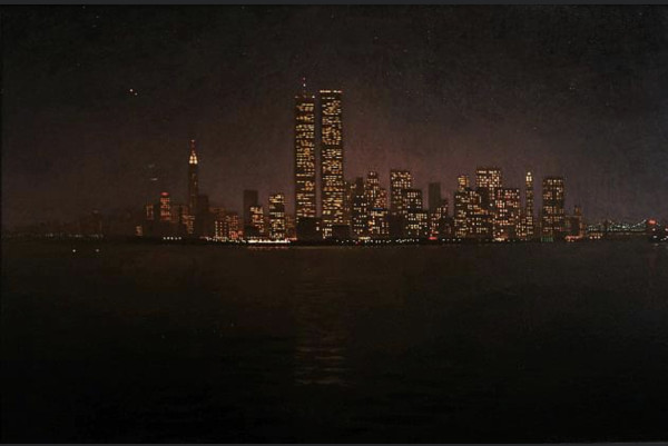 Manhattan at Night by Michael Newberry