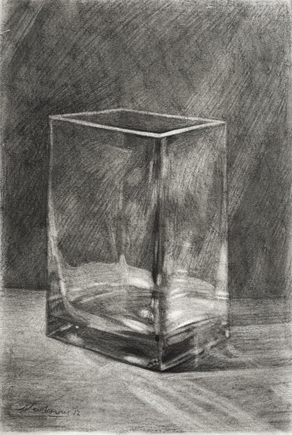 Newberry-Glass-Vase-1-2012-charcoal-18x12_uac4fs_33 by Michael Newberry