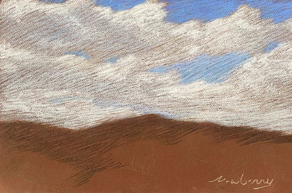 Chalky White Clouds Over Texas by Michael Newberry
