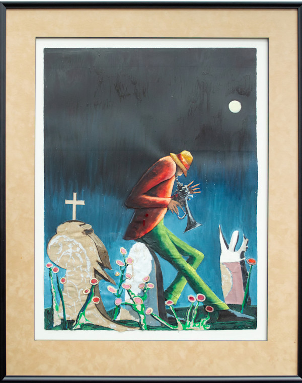 Only the Moon Knows by Benny Andrews, Image 10.