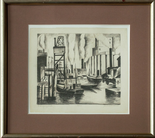Shipyard by James Lesesne Wells, Image 1.