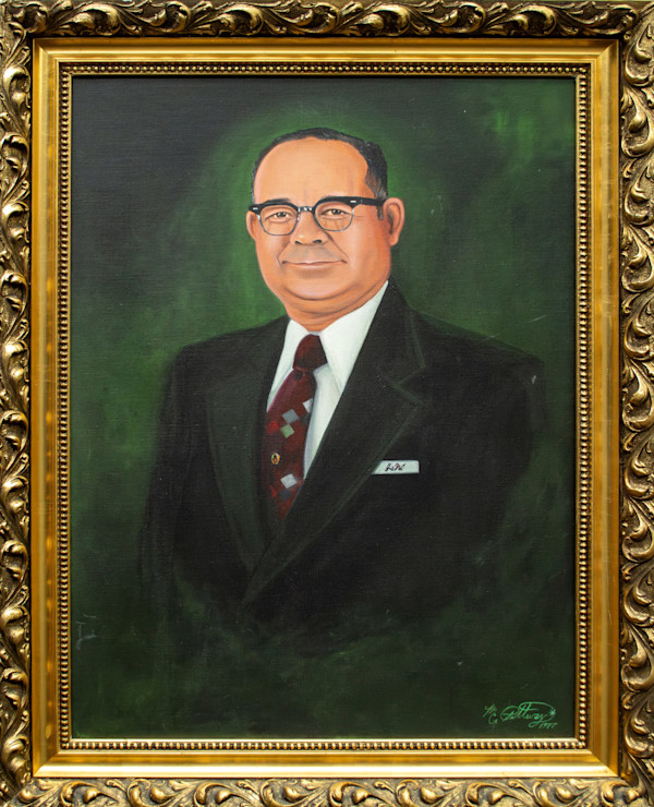 Portrait of Dr. Levi Watkins, Sr. by Marshall Pettway, Image 3.