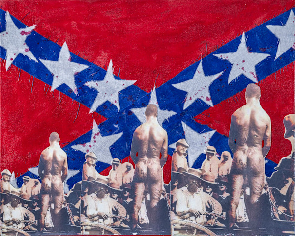 Confederate Flag Series: Invitation to a Barbecue by Johnnie Mae Maberry, Image 3.