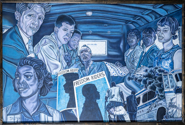 Freedom Riders and Irene Morgan by Ricky Calloway, Image 9.