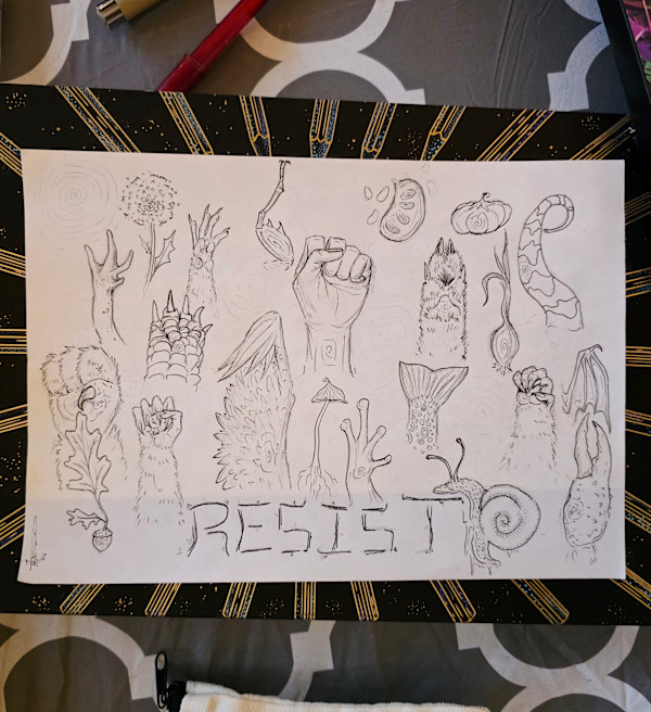 Resist - by Tyler Barrett by bugz fraugg, Image 1.