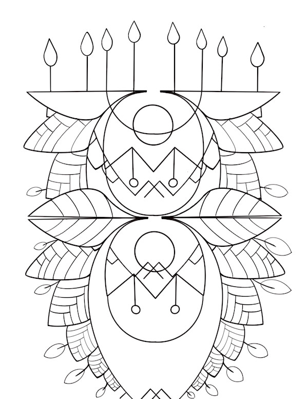 psychedelia coloring series by bugz fraugg