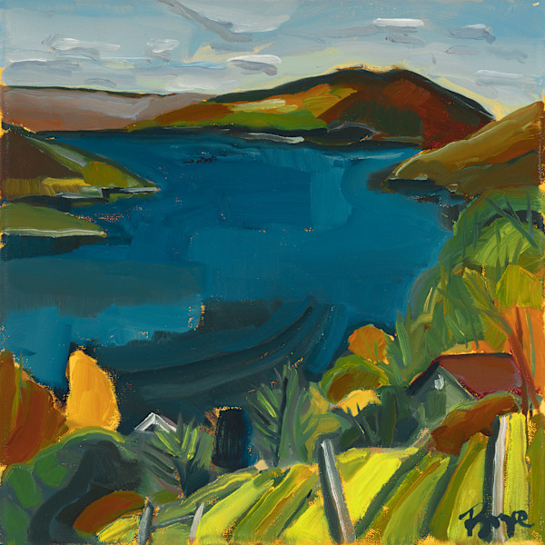 Living Roots with Blue by Phyllis Bryce Ely