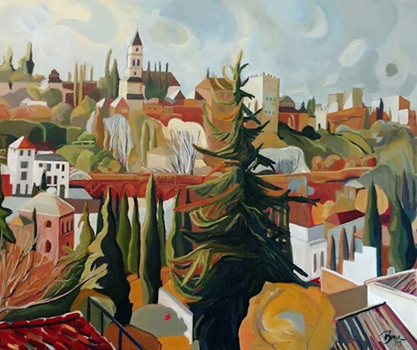 Alhambra, Spain by Phyllis Bryce Ely