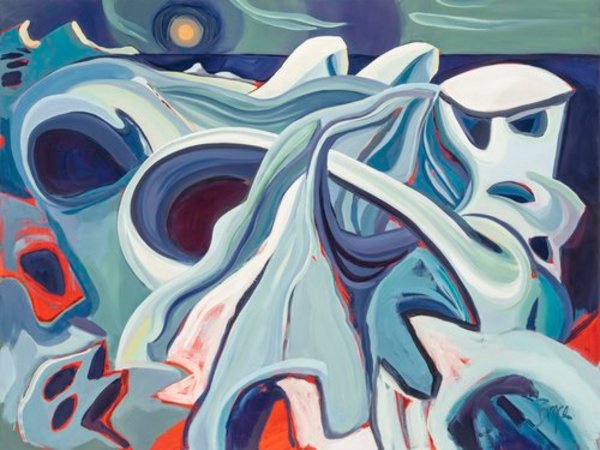 NIGHT ICE AND THE MOON by Phyllis Bryce Ely