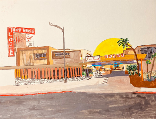 Across from the El Cortez by Ray Carpenter