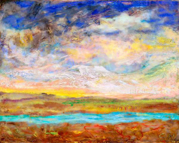 Blue River_Gicleé Print 12x15" by Carolyn Holman, Image 1.
