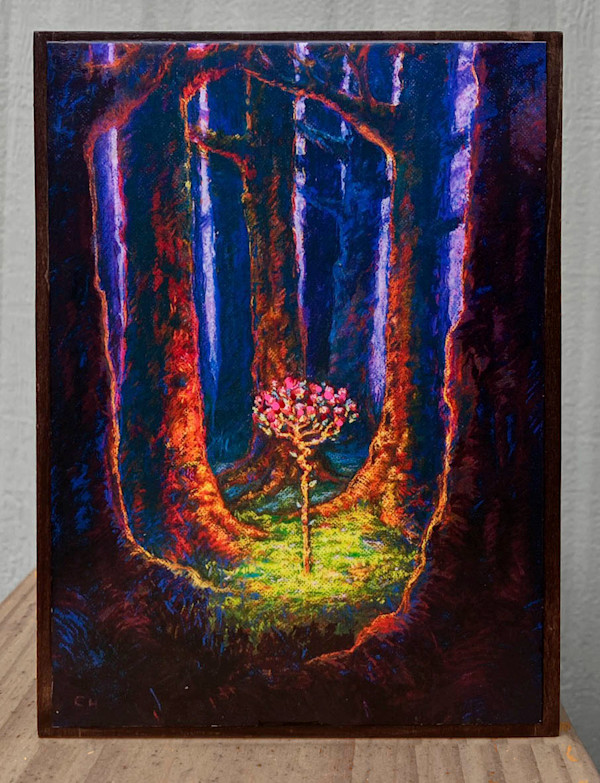 Creative Growth_Art Block 5x7x1.5/8" by Carolyn Holman, Image 1.